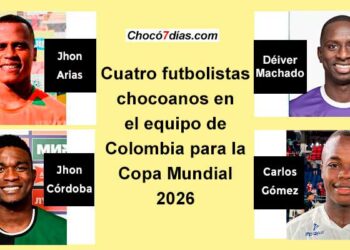 C𝘂𝗮𝘁𝗿𝗼 futbolistas 𝗰𝗵𝗼𝗰𝗼𝗮𝗻𝗼𝘀 𝗲𝗻 el equipo 𝗱𝗲 𝗖𝗼𝗹𝗼𝗺𝗯𝗶𝗮 𝗽𝗮𝗿𝗮 𝗲𝗹 𝗠𝘂𝗻𝗱𝗶𝗮𝗹 2026