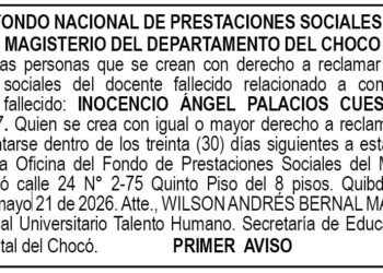 Edicto Chocó