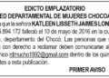 Edicto Chocó