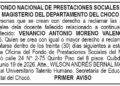Edicto Chocó