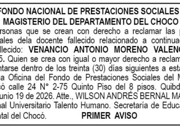 Edicto Chocó