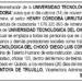 Edicto UTCH Chocó