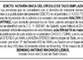 Edicto Tadó Chocó