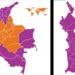 *Mapas electorales de Colombia y el Chocó, balotaje presidencial del 21 de junio de 2026. Imágenes: Registraduría Nacional del Estado Civil.