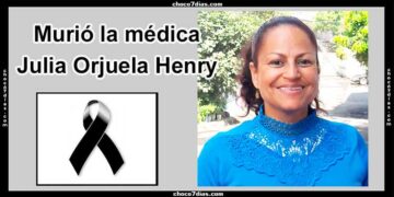 Chocó: Murió la médica Julia Orjuela Henry