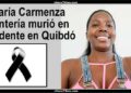 Quibdó Choco muerió en accidente de tránsito