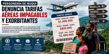 Personería de Nuquí denuncia tarifas aéreas impagables y exorbitantes
