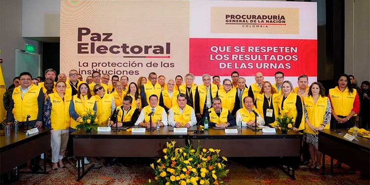 "Los invito a apagar cualquier intento de incendiar el resultado electoral" Procurador General, Gregorio Eljach