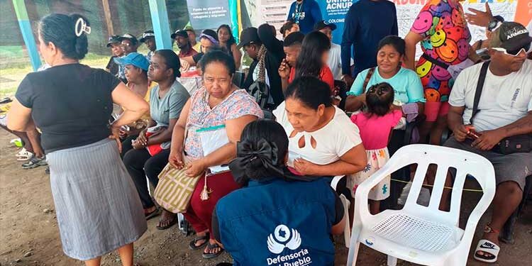 Defensoría del Pueblo brindó atención a más de 1.500 personas en zona rural de Acandí, Chocó