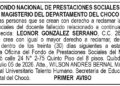 Edicto Chocó
