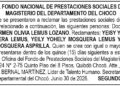 Edicto Chocó