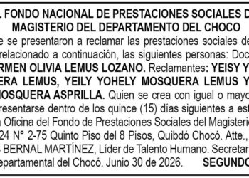 Edicto Chocó