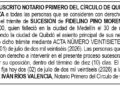 Edicto notaría Quibdó Chocó