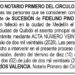 Edicto notaría Quibdó Chocó