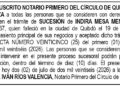 Edicto notaría Quibdó Chocó
