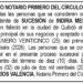 Edicto notaría Quibdó Chocó
