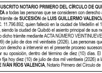 Edicto Quibdó Chocó