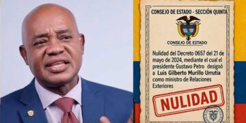 Chocó - Consejo de Estado anuló el nombramiento de Luis Gilberto Murillo como canciller