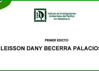 Edicto 1 IIAP Chocó
