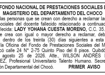 Edicto Chocó