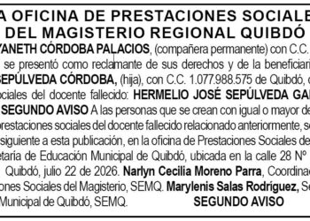 Edicto Quibdó Chocó