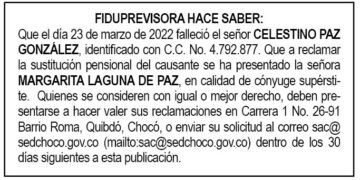 #dicto Fifuprevisora Chocó
