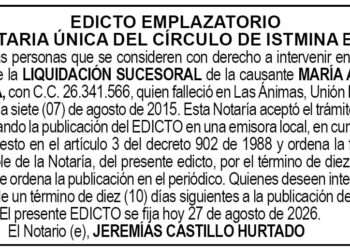 Edicto Chocó