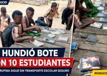 Chocó: Se hundió bote con diez estudiantes de Villa Rufina, Riosucio