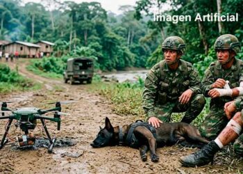 Ataque del ELN deja tres militares heridos y un canino muerto en zona rural de Sipí, Chocó
