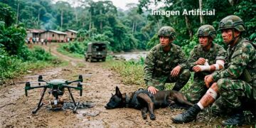 Ataque del ELN deja tres militares heridos y un canino muerto en zona rural de Sipí, Chocó