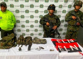 Chocó, Tadó: incautan material de guerra y propaganda del ELN en Playa de Oro