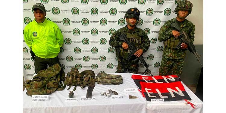 Chocó, Tadó: incautan material de guerra y propaganda del ELN en Playa de Oro