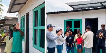 Medio Atrato: entregan la primera vivienda de plástico reciclado en Tanguí tras el sismo en Chocó