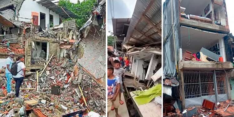 Último balance del terremoto en el Chocó: afectadas 43 mil personas, 22.265 viviendas y 267 instituciones educativas