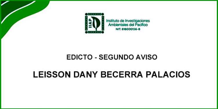 Edicto 2 IIAP Chocó