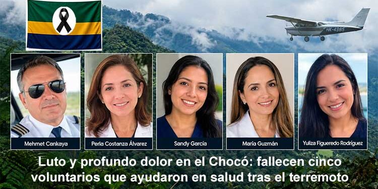 Luto y profundo dolor en el Chocó: fallecen cinco voluntarios que ayudaron en salud tras el terremoto
