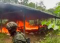 Destruyen laboratorio de coca en Carmen del Darién, Chocó