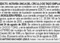 Edicto Tadó Chocó