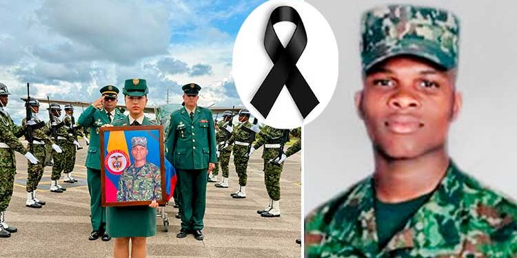 Llegó al Chocó el cuerpo del soldado asesinado en el Meta