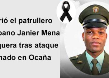 Murió el patrullero chocoano Janier Mena Mosquera tras ataque armado en Ocaña
