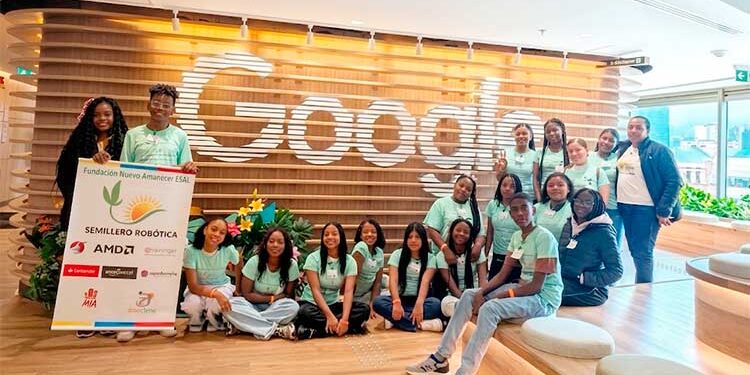 Chocó: Semillero de robótica de la Fundación Nuevo Amanecer ESAL llegó con éxito a Google Bogotá y a otros centros de innovación