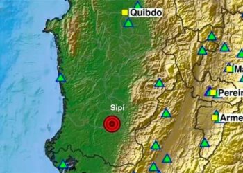 Temblor de magnitud 4,3 sacude de nuevo al Chocó: epicentro en Sipí