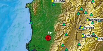 Temblor de magnitud 4,3 sacude de nuevo al Chocó: epicentro en Sipí