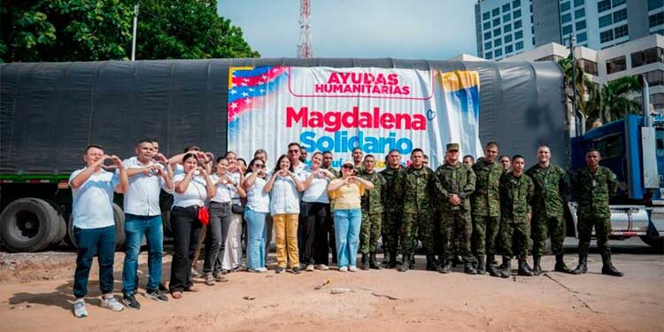 Magdalena envió 23 toneladas de ayudas para familias damnificadas del Chocó