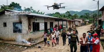 Ataques con drones en Condoto, Nóvita y Río Iró (Chocó) ponen en riesgo a la población civil