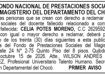 Edicto Chocó