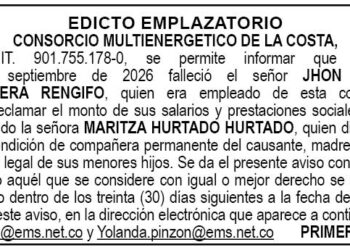 Edicto 1 Dispac Chocó