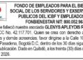 Edicto ICBF Quibdó Chocó