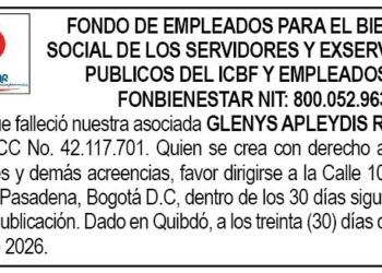 Edicto ICBF Quibdó Chocó