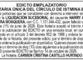 Edicto Istmina Chocó
